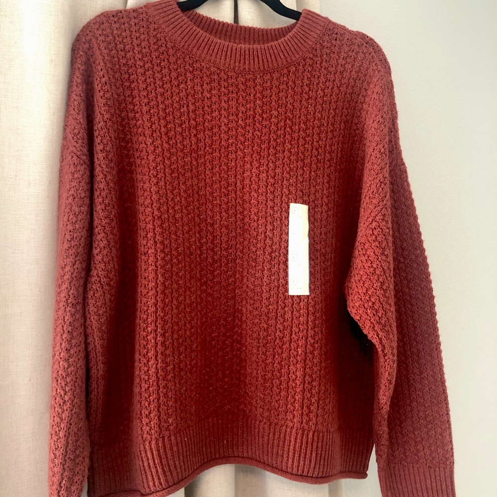 Rust colored Universal Thread Sweater from Target